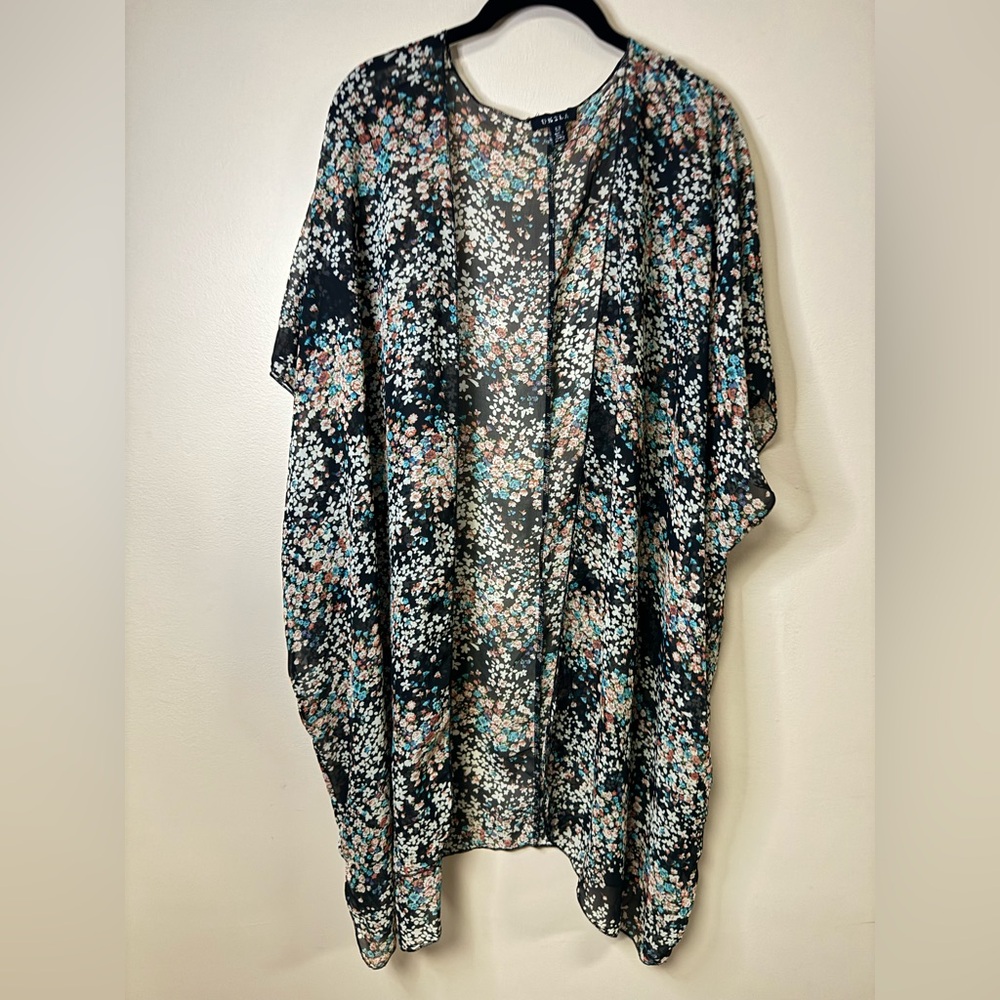 UK2LA Floral Sheer Kimono